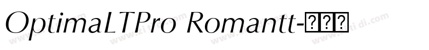 OptimaLTPro Romantt字体转换 OptimaLTPro Romantt字体转换